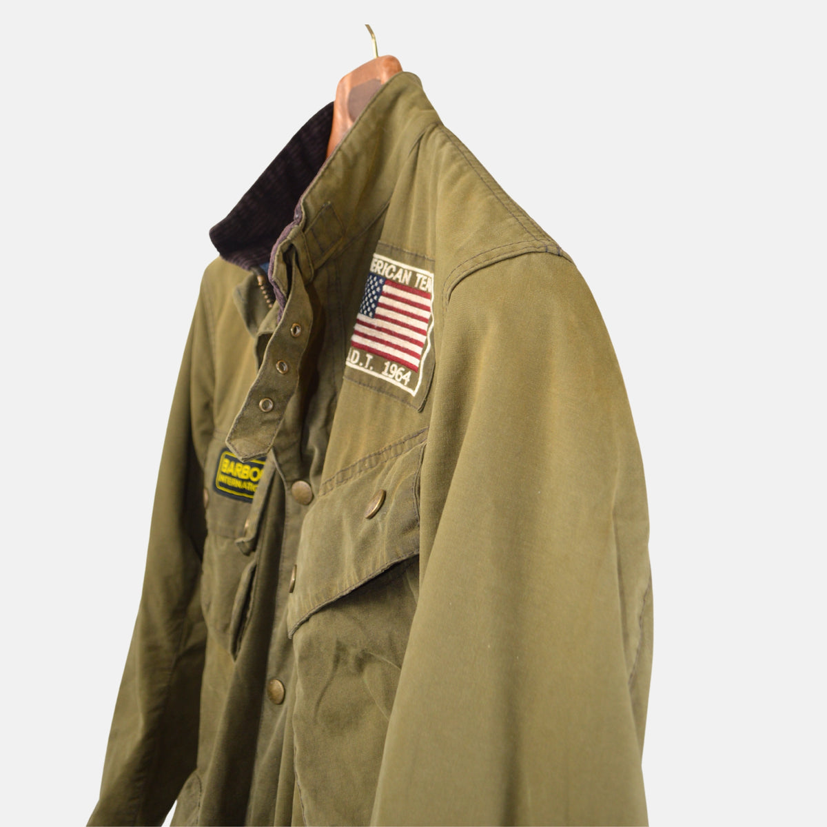 Military Parker made of 100% Waxed Cotton (EU 48)
