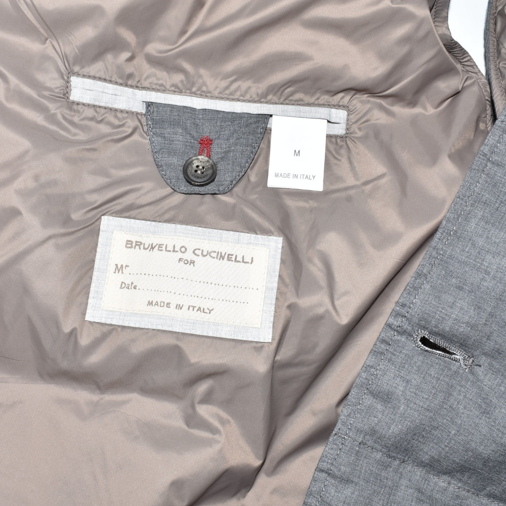 Grey Down Vest (M)