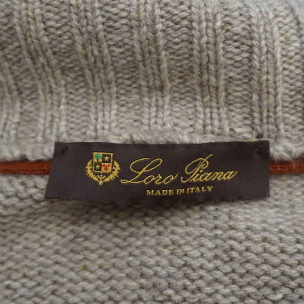 Beige Cashmere Knit Jacket (EU 50)
