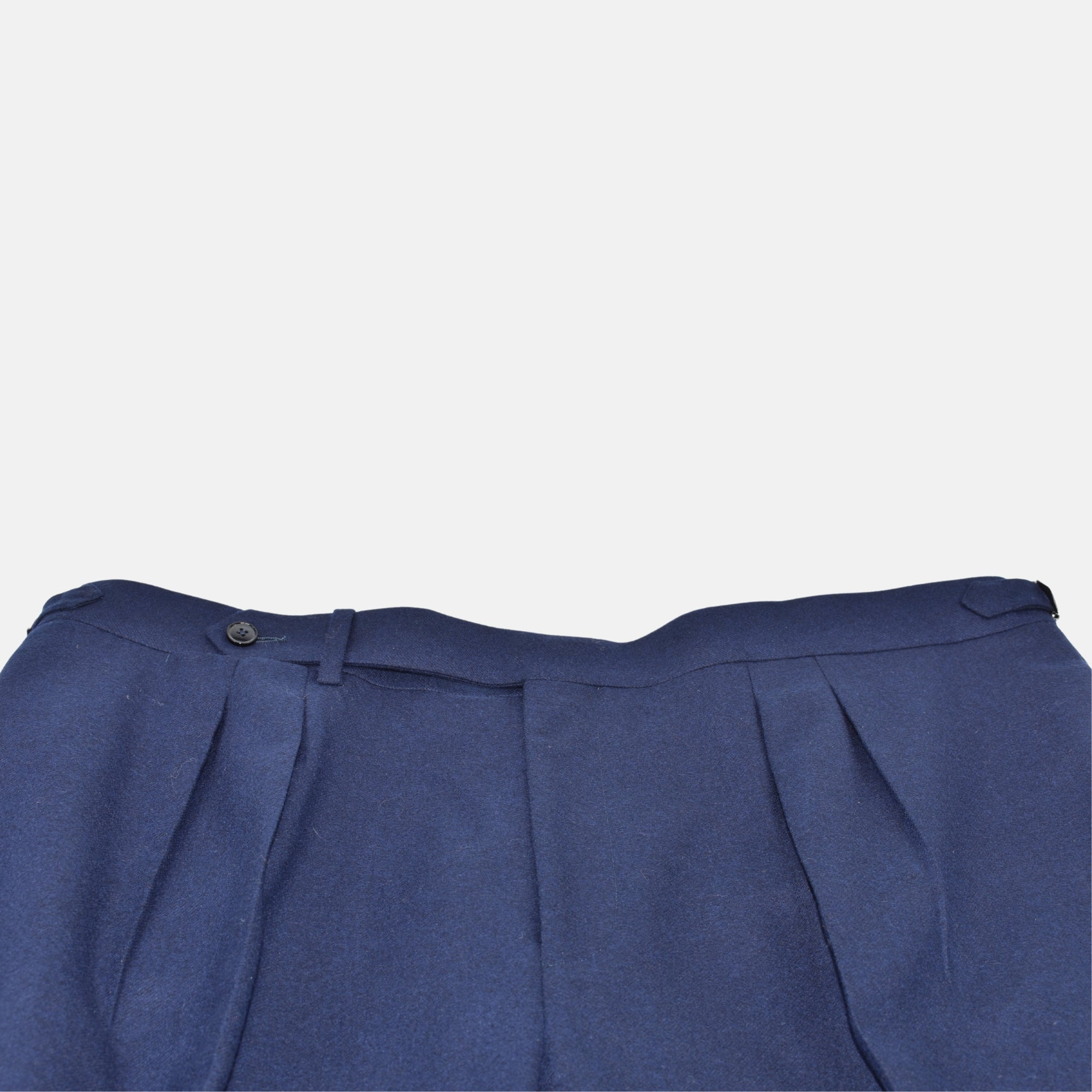 Navy Double Breasted Suit made of Wool (EU 52L)