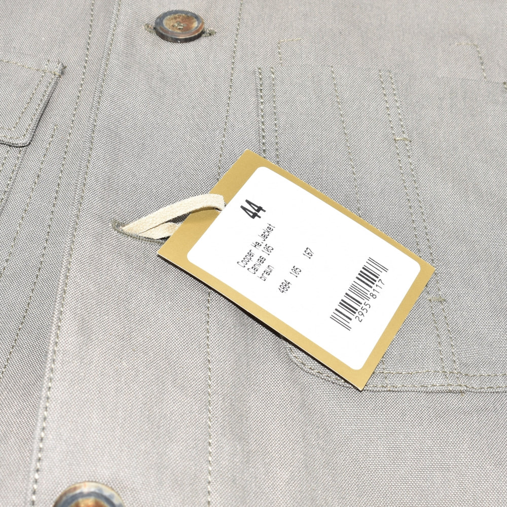 Brown Jacket made of Cotton/Viscose with Suede Details (EU 44)