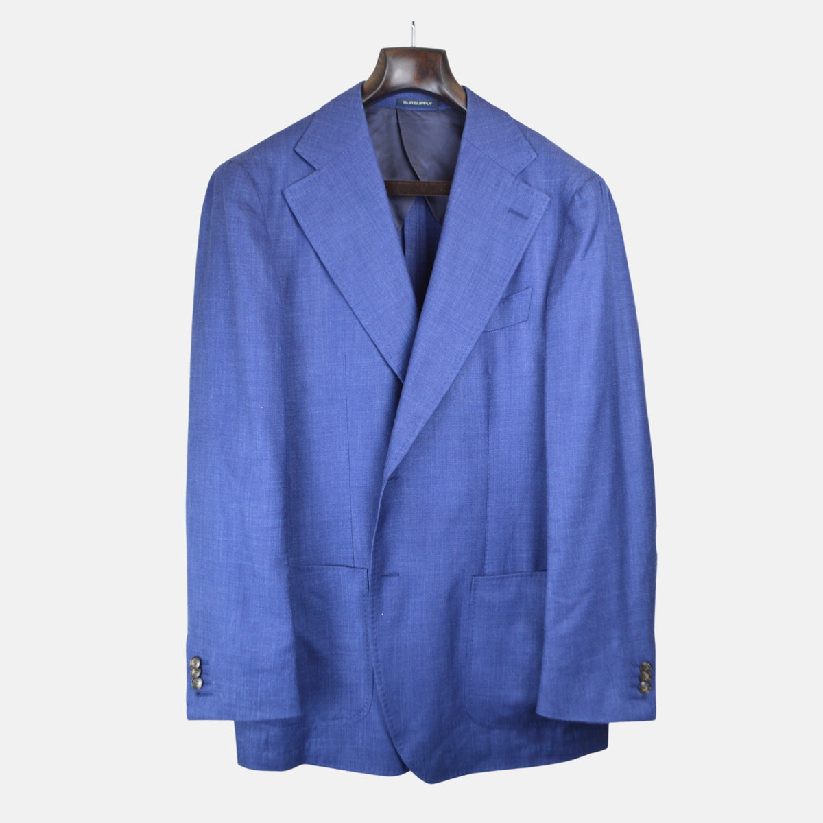 Blue Linen Cotton Blazer