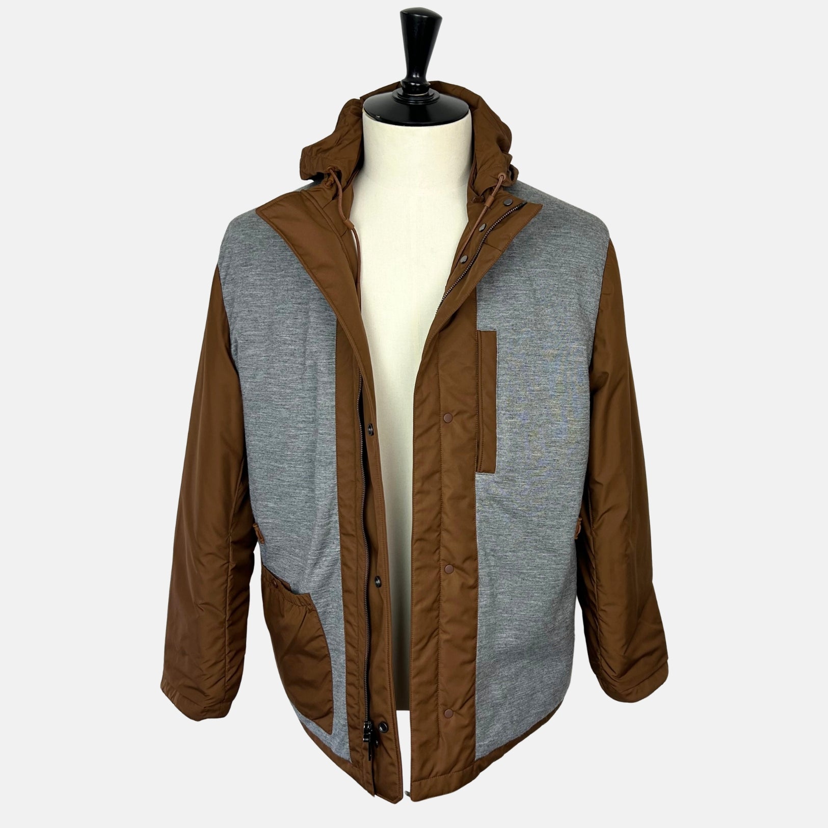 Brown Jacket made of Polyester (EU 48)