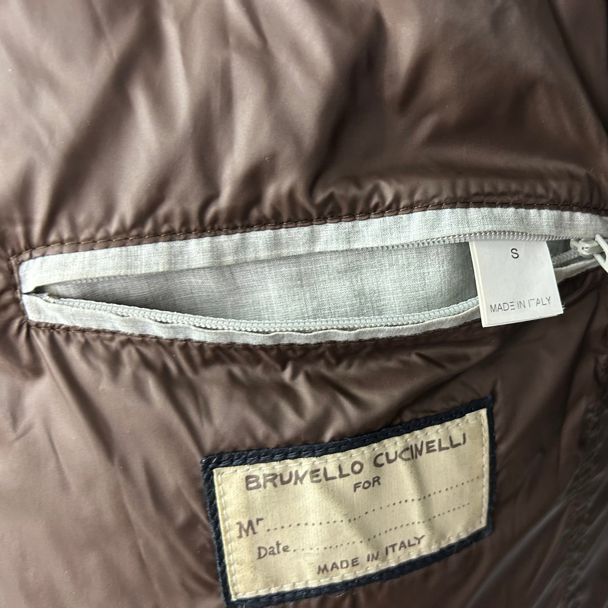 Brunello Cucinelli Down Jacket with Detachable Hood Black (S)