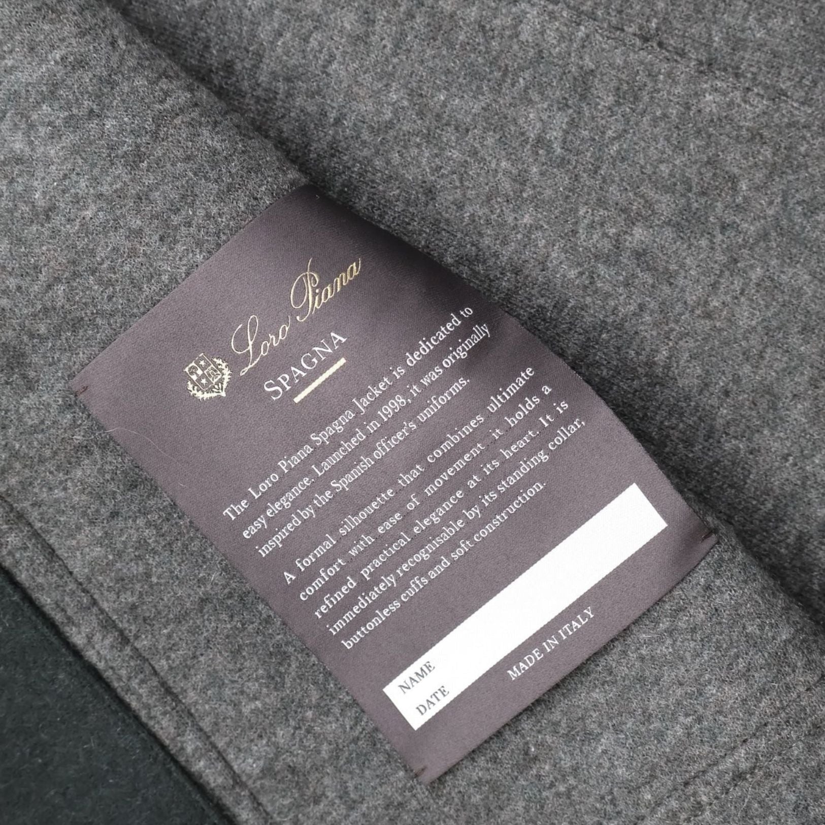 Loro Piana Green Spagna Cashmere Jacket