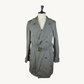 Light Olive Trenchcoat made of Polyester with Suede Details