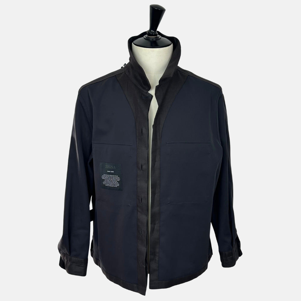 Brown Overshirt made of Linen (XL)