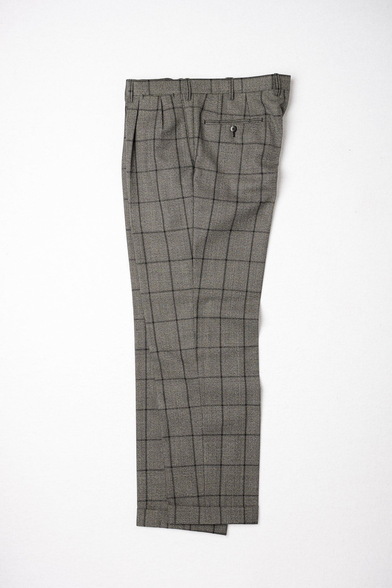 Grey/Black Patterned Suit made of Wool (EU 52)