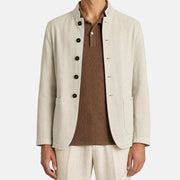 Ecru Chore Jacket made of Cotton (EU 48, EU 50, EU 52, EU 54)