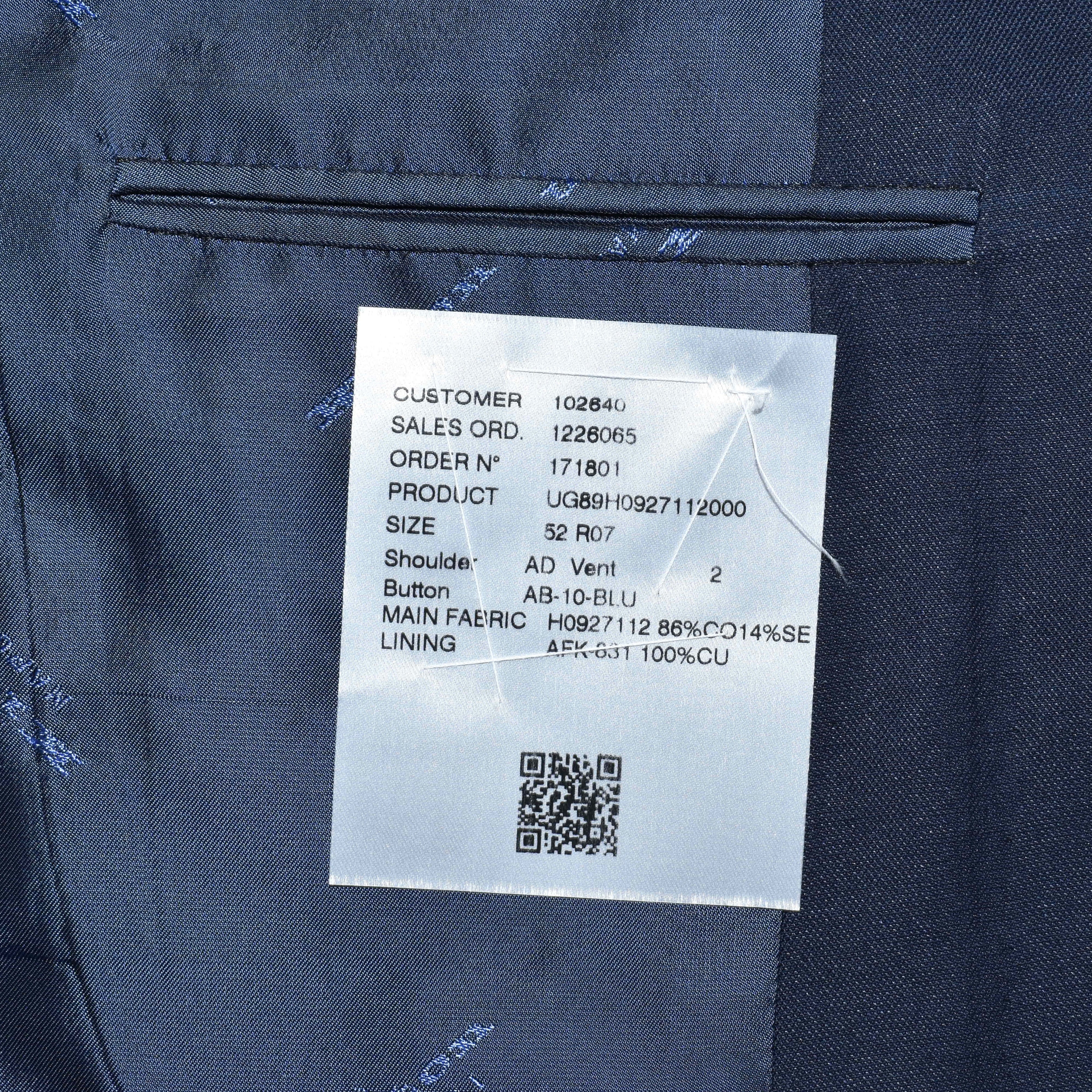 Navy Blazer made of Cotton/Silk (EU 48, EU 50, EU 52)