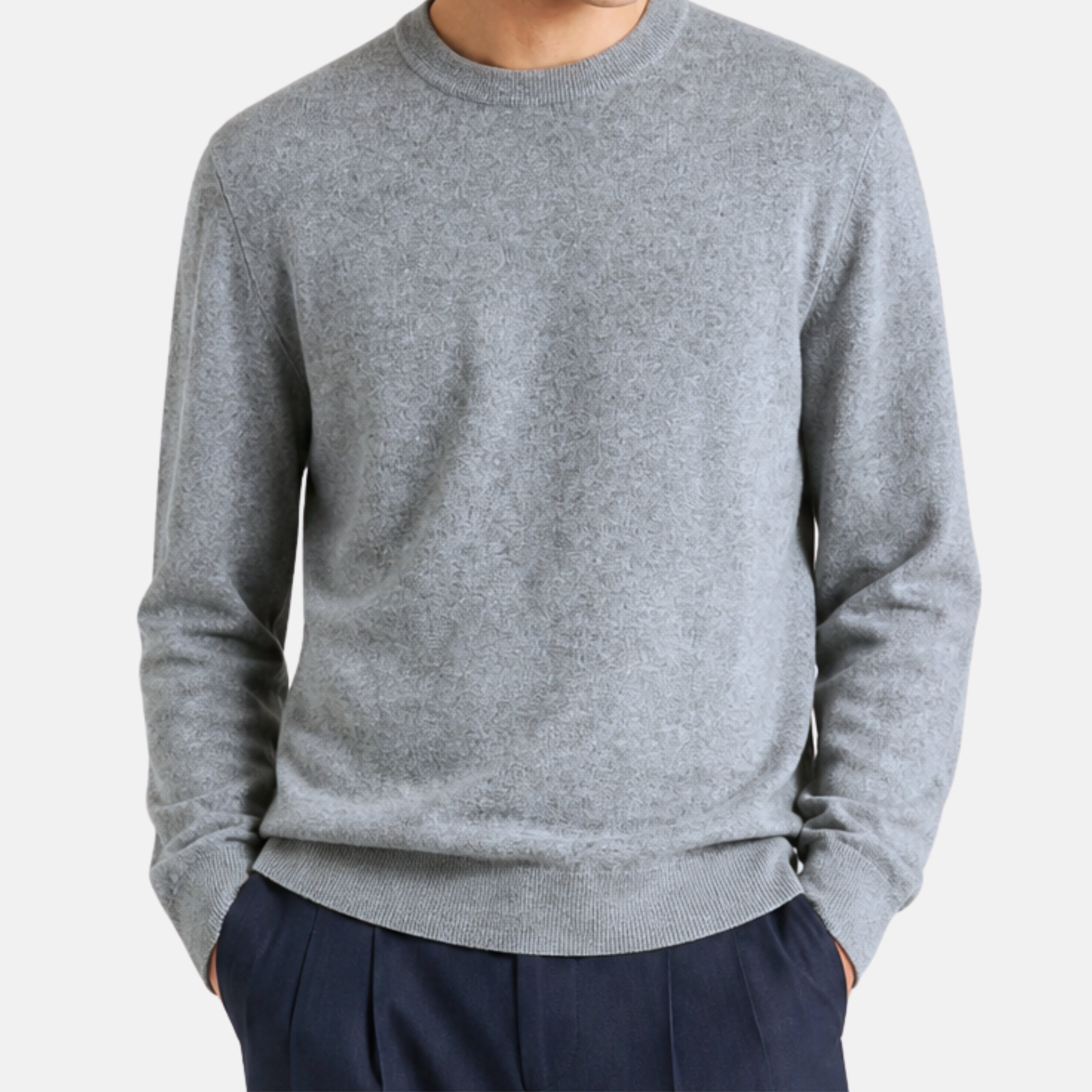 Gray Sweater made of Oasi Cashmere (EU 52)