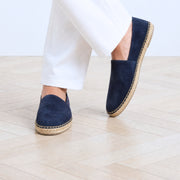 Navy Espadrilles made of Calfskin (EU 42)