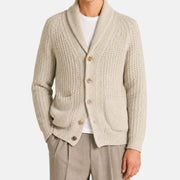 Ecru Cardigan made of Cotton/Wool (EU 50, EU 52)