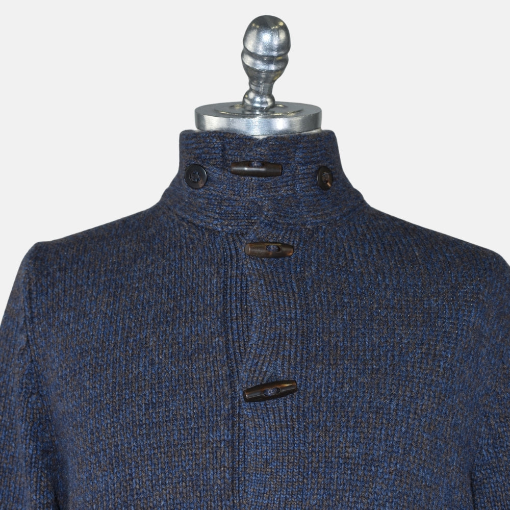 Multicolor Cashmere Toggle Cardigan (EU 54)