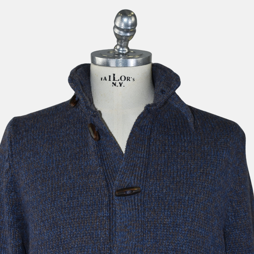 Multicolor Cashmere Toggle Cardigan (EU 54)