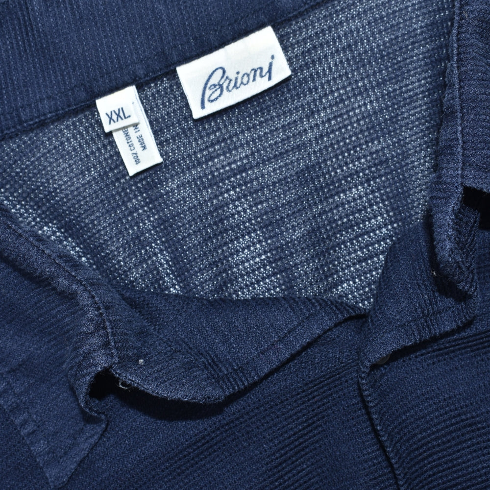 Navy Cotton Poloshirt (XXL)