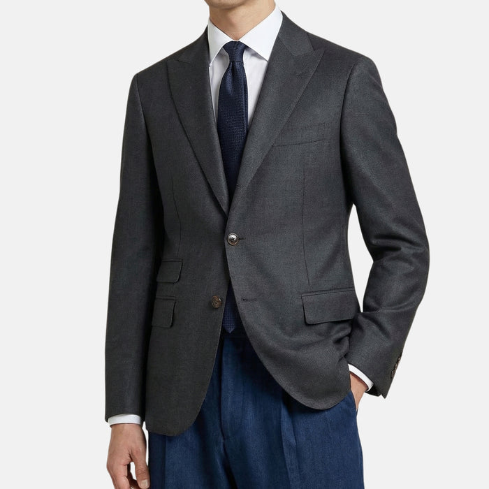Charcoal Wool Blazer
