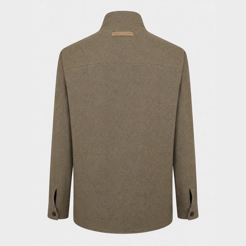 Zegna Green Oasi Cashmere Overshirt Jacket – pre-owned luxury menswear at Sanpetuna