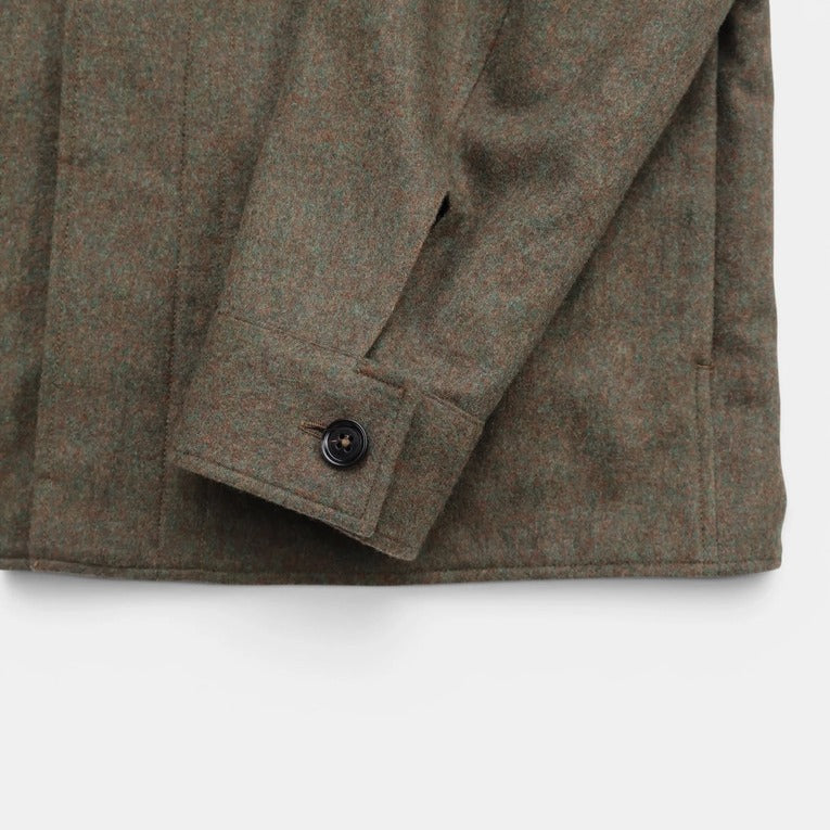 Zegna Green Oasi Cashmere Overshirt Jacket – pre-owned luxury menswear at Sanpetuna