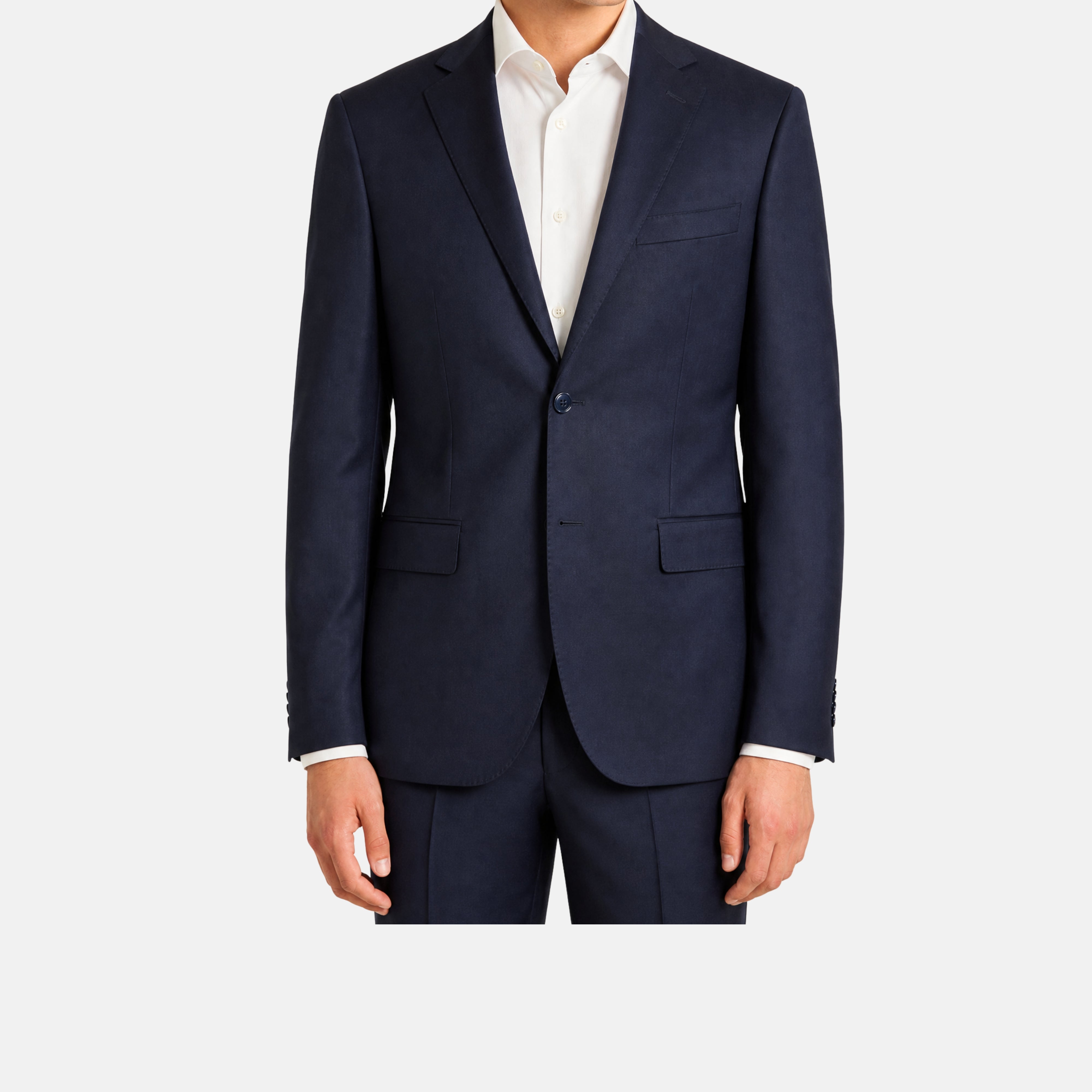 Navy Suit made of Virgin Wool (EU 52)