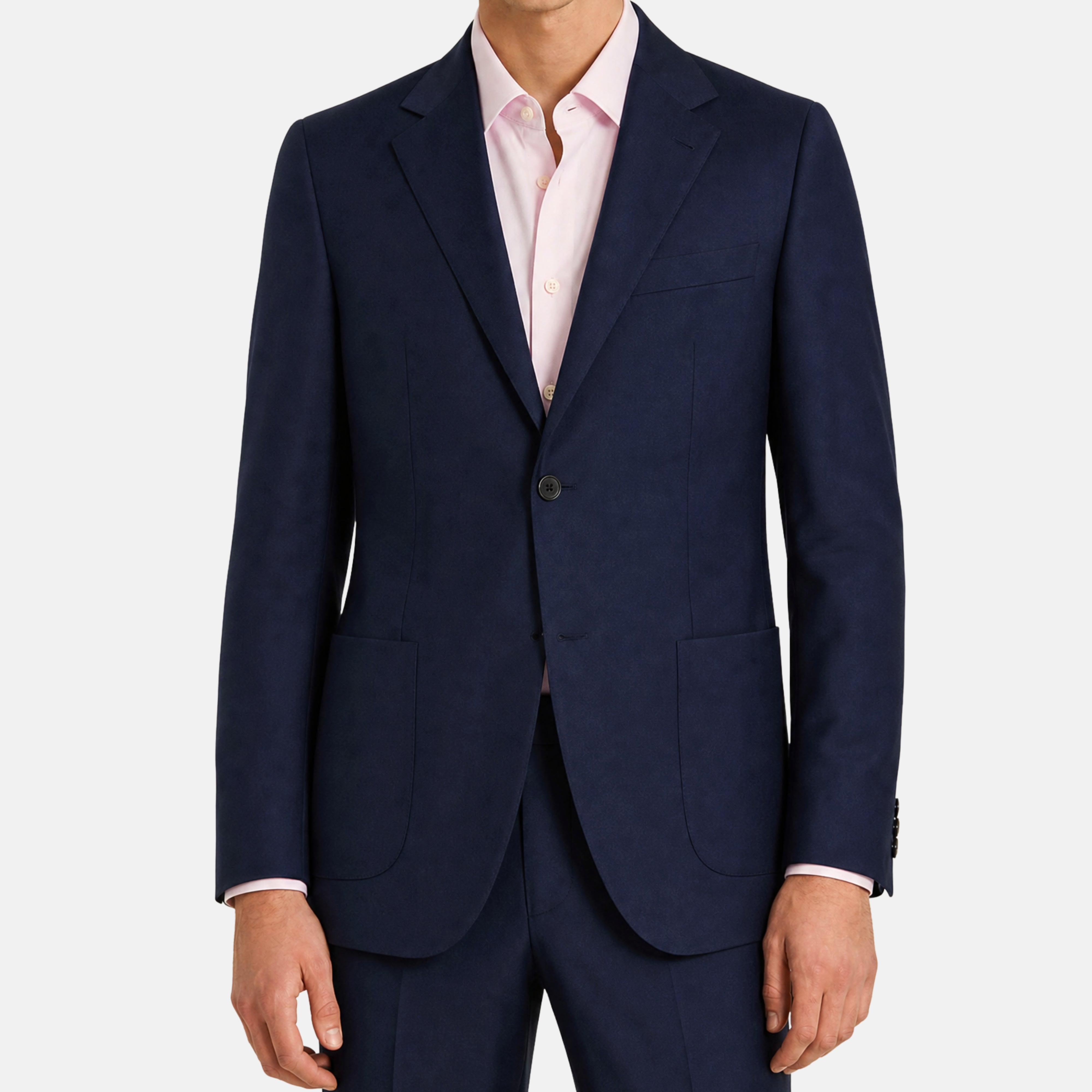 Navy Suit made of Wool/Polyester (EU 50)