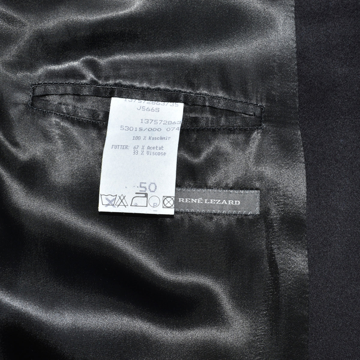 Black Coat made of Cashmere (EU 50)
