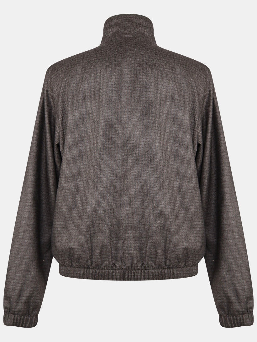 Brown Cashmere Award Bomber