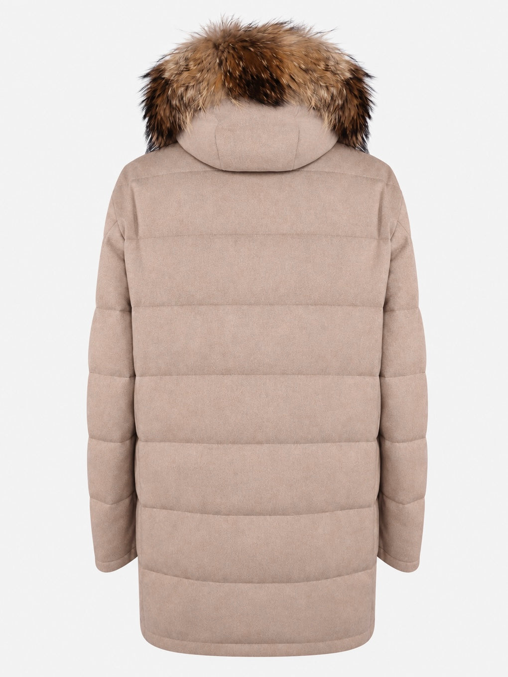 Beige Westernbrook Cashmere Down Parka