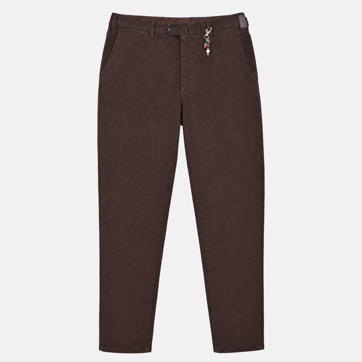 Dark Brown Cotton Pants