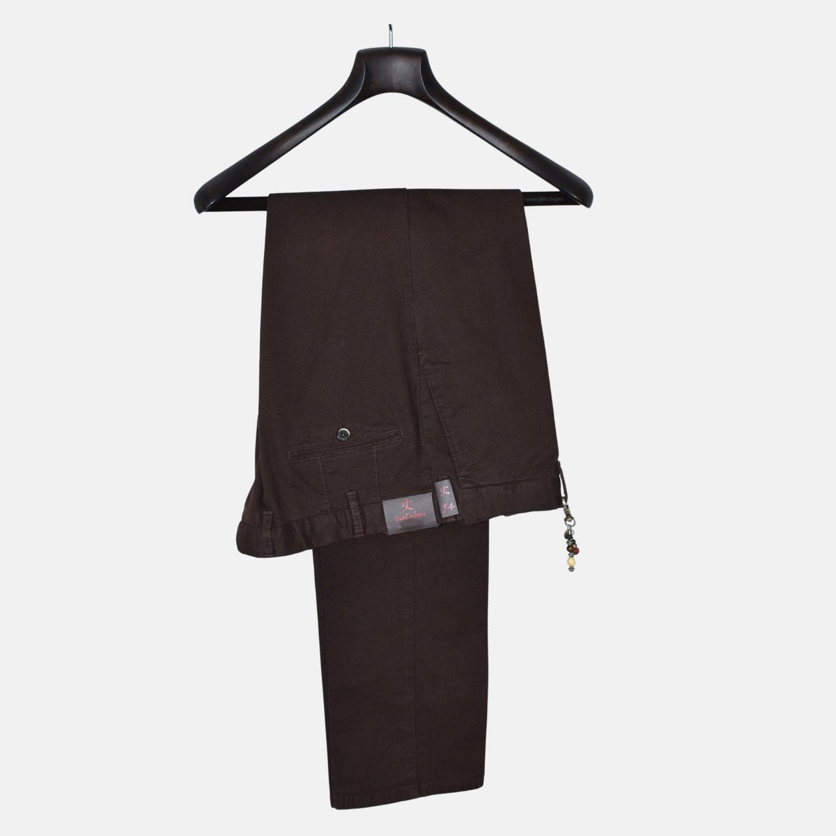 Dark Brown Cotton Pants