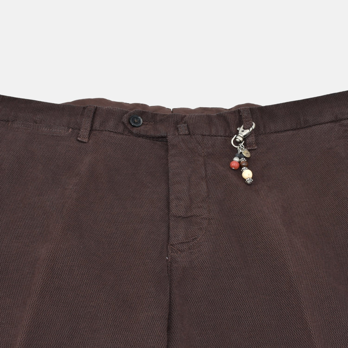 Dark Brown Cotton Pants
