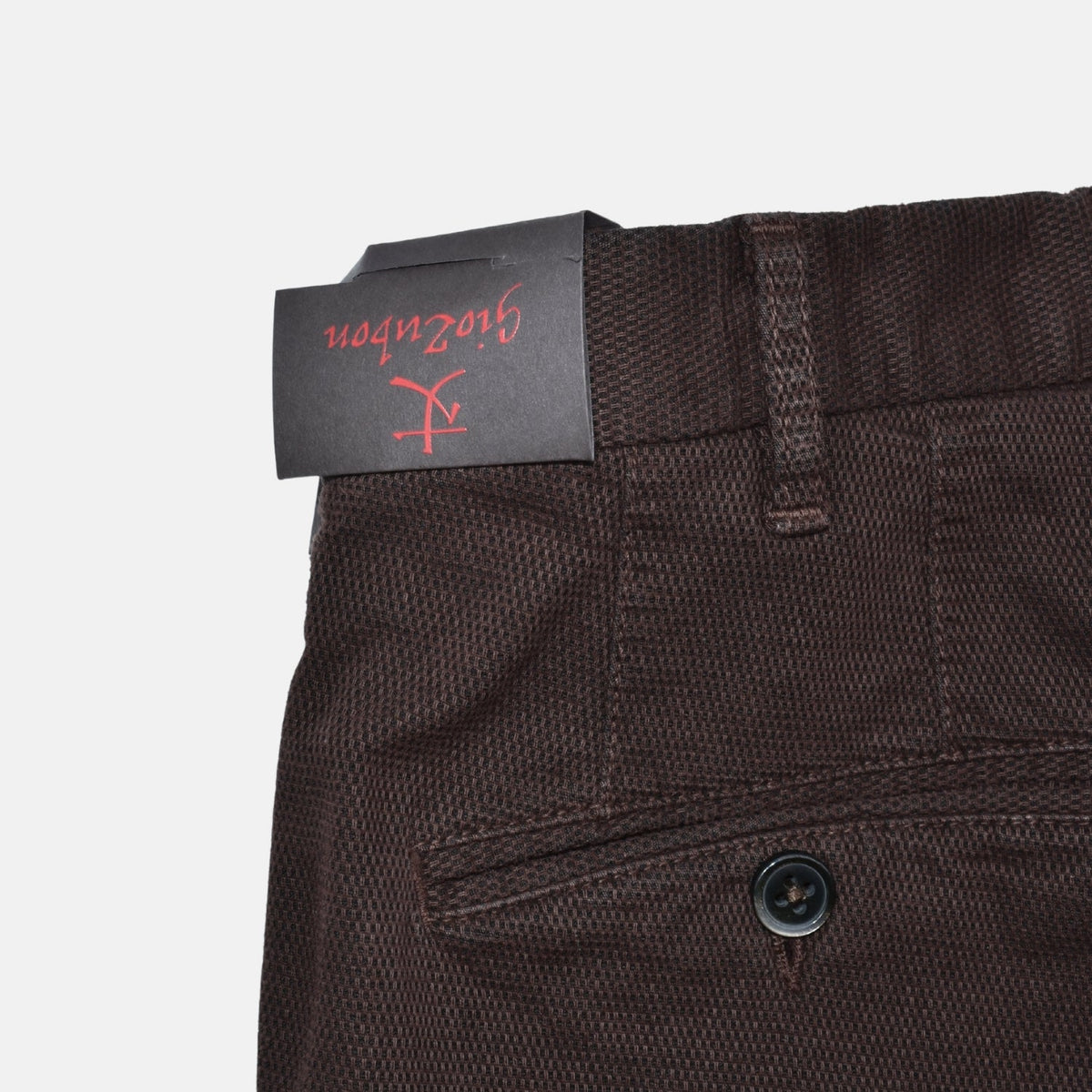 Dark Brown Cotton Pants