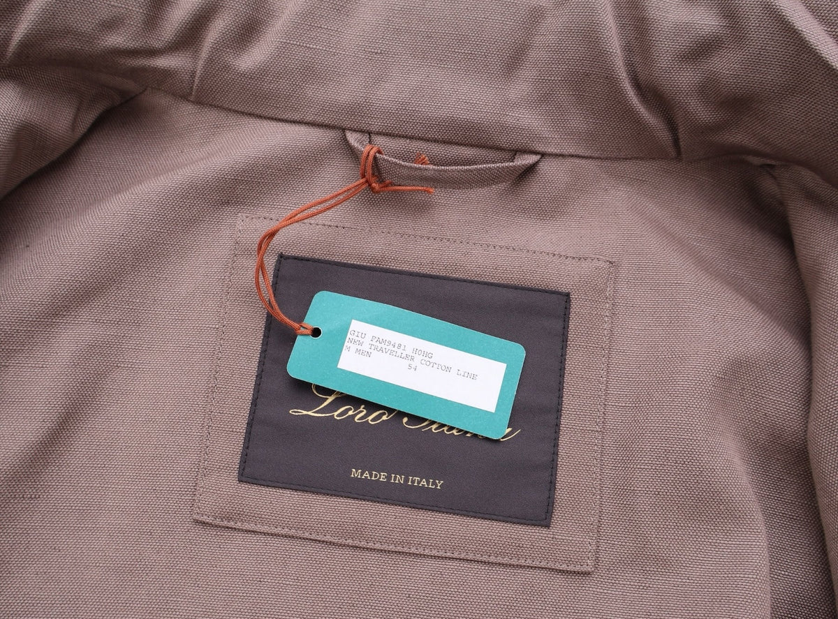 Taupe New Traveller Cotton/Linen Jacket