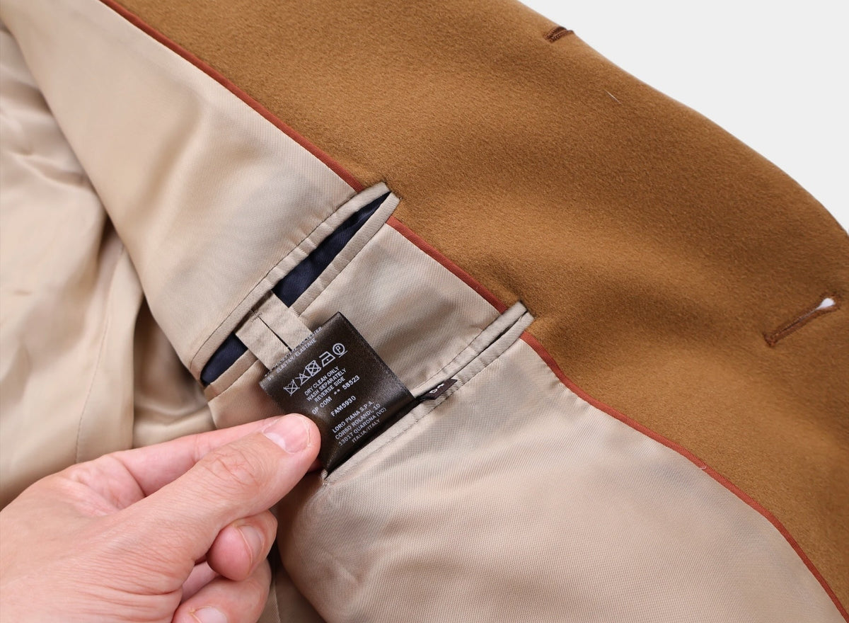 Camel Sartorial Torino Cashmere Coat