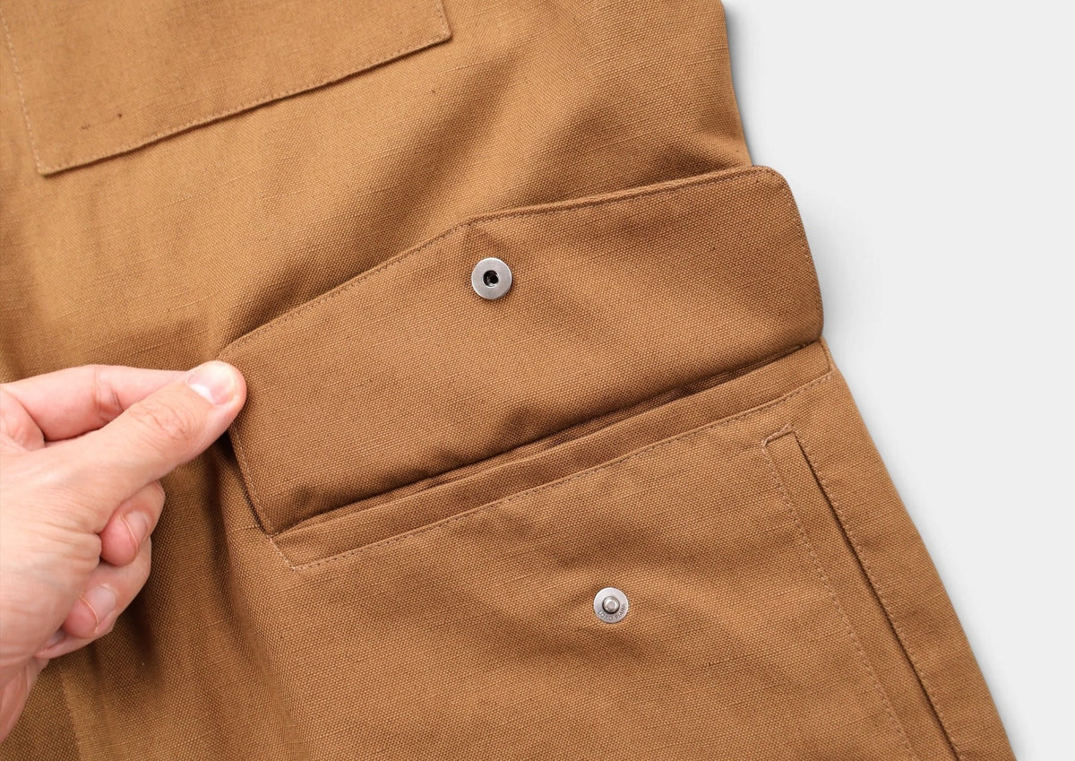 Pecan New Traveller Cotton/Linen Jacket