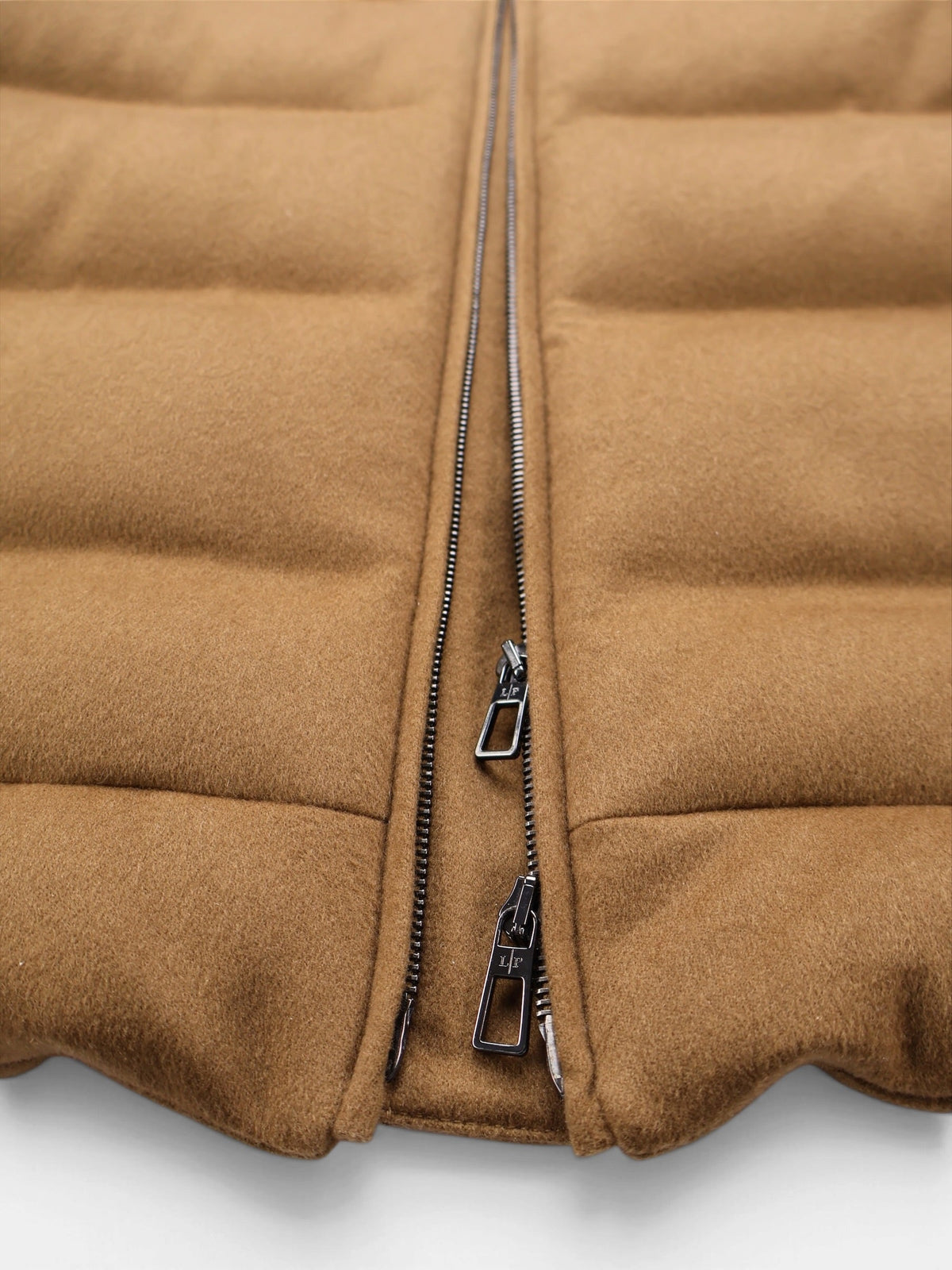 Camel Fillmore Cashmere Down Vest