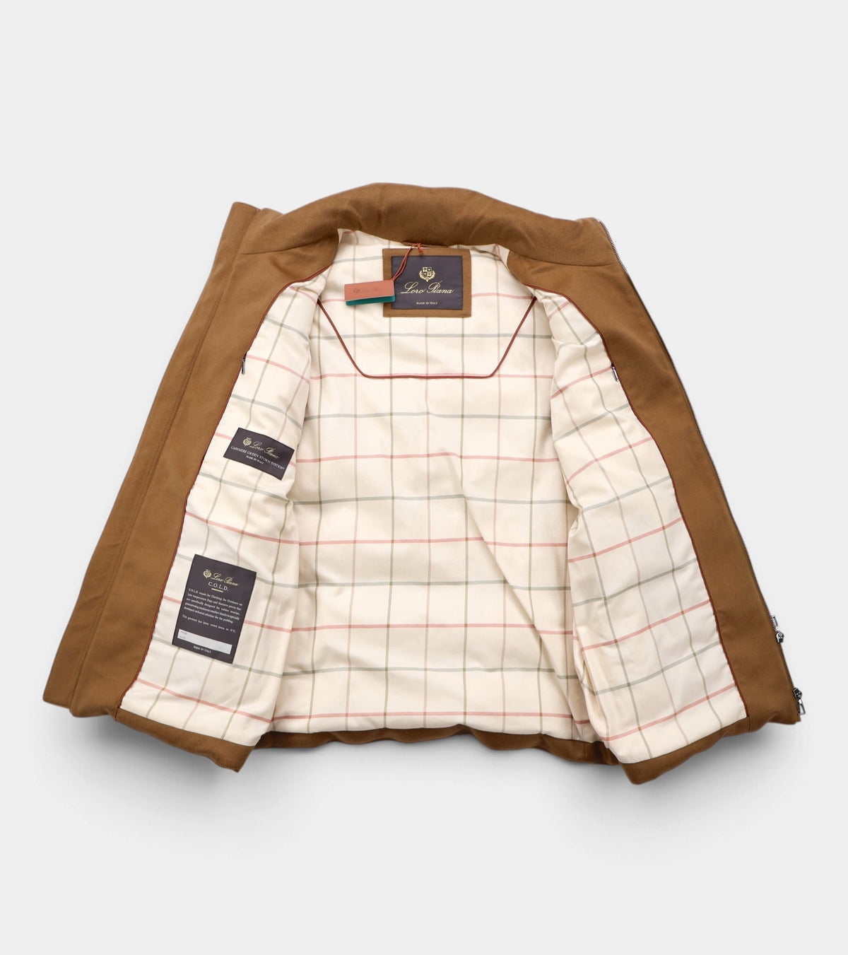 Camel Fillmore Cashmere Down Vest