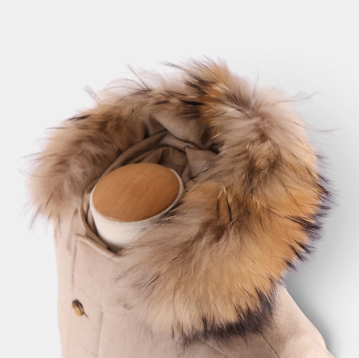 Beige Westernbrook Cashmere Down Parka