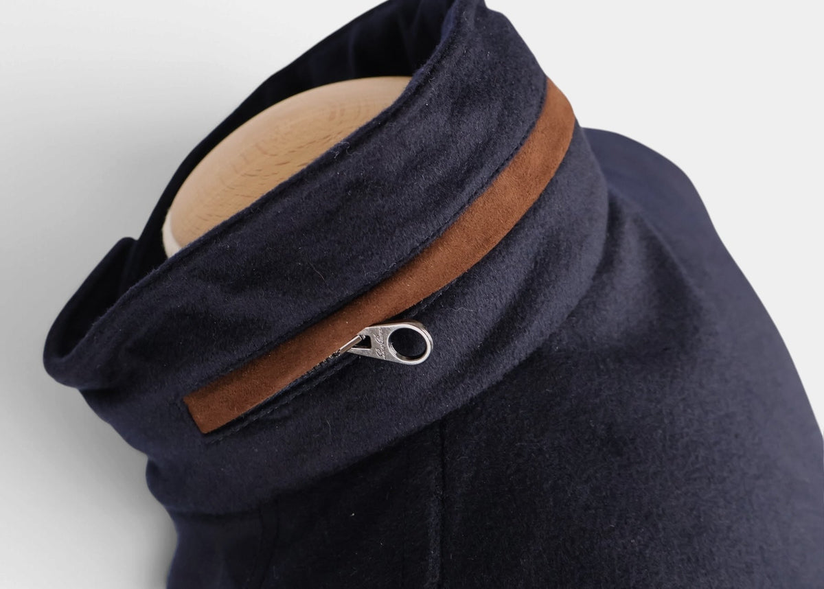 Navy Cashmere Traveller Jacket
