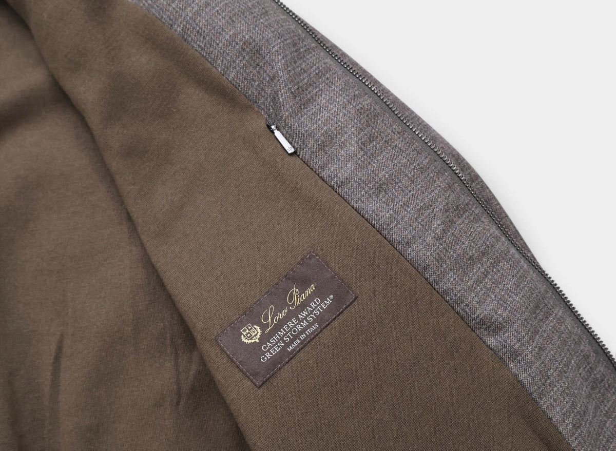 Brown Cashmere Award Bomber