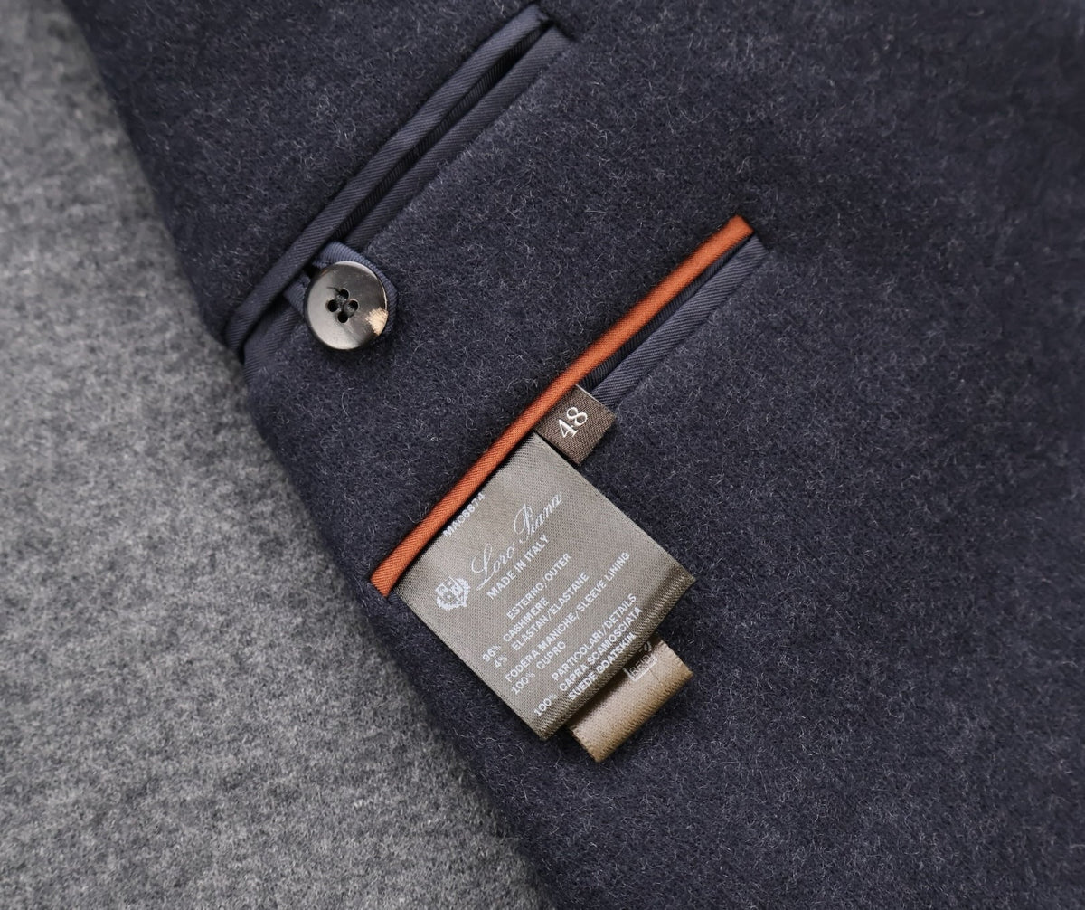 Navy Novalis Cashmere Jersey Jacket