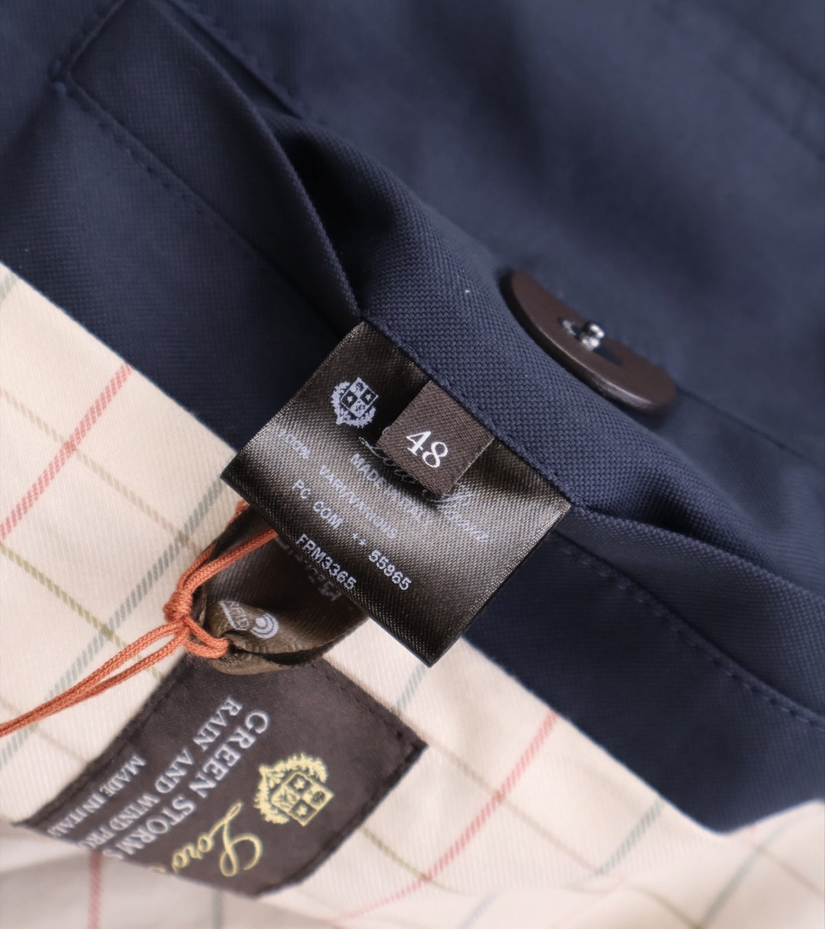 Navy Mavis Cotton/Silk Bomber