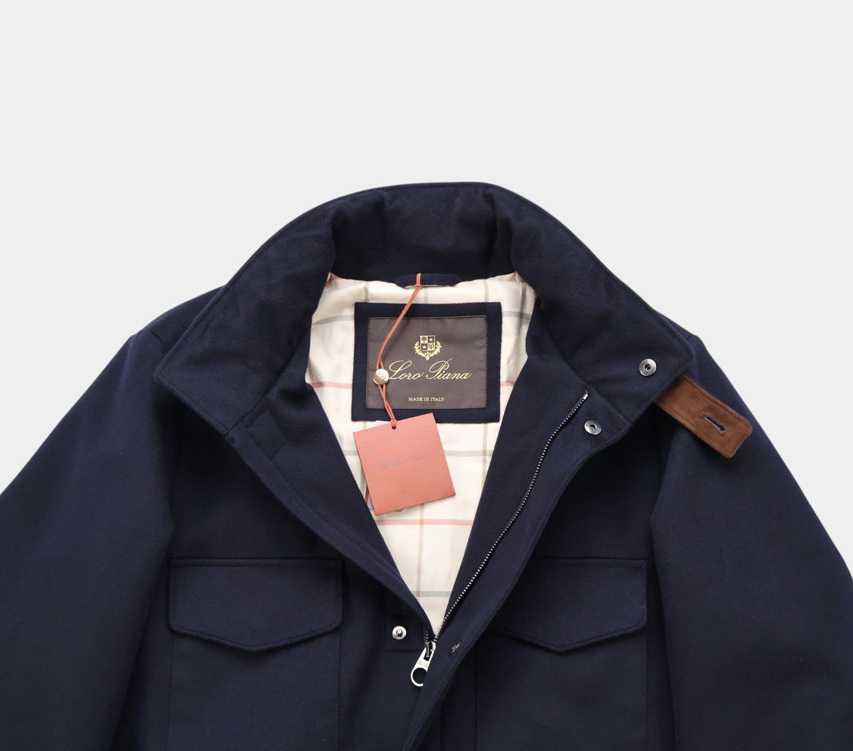 Navy Cashmere Traveller Jacket