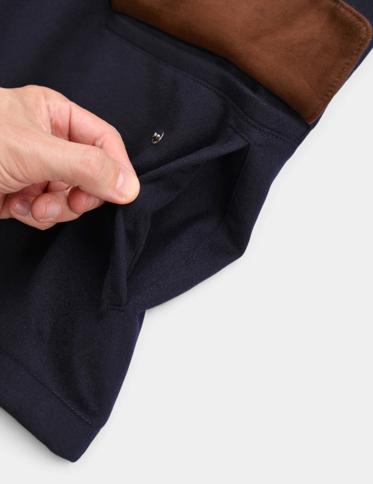 Navy Cashmere Traveller Jacket