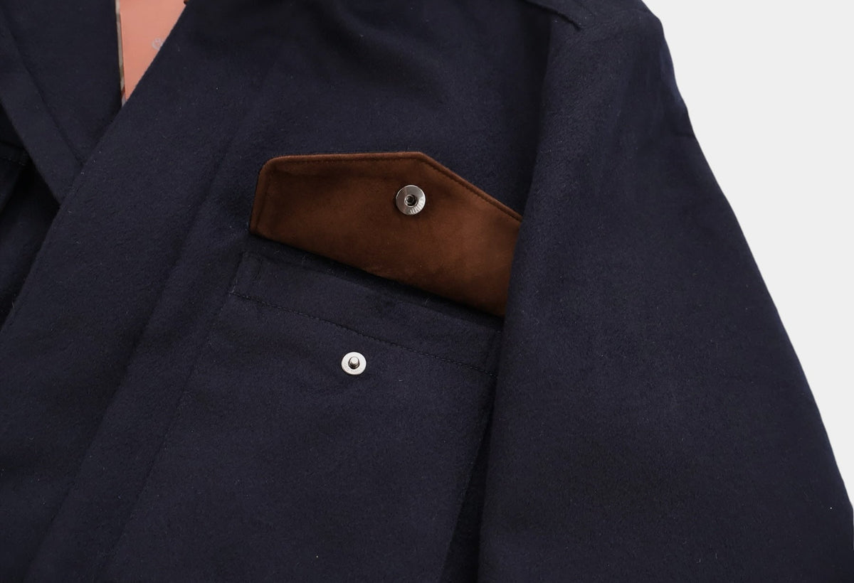 Navy Cashmere Traveller Jacket