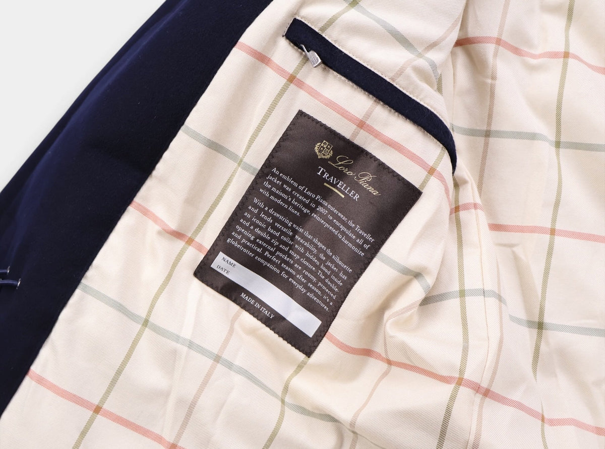 Navy Cashmere Traveller Jacket