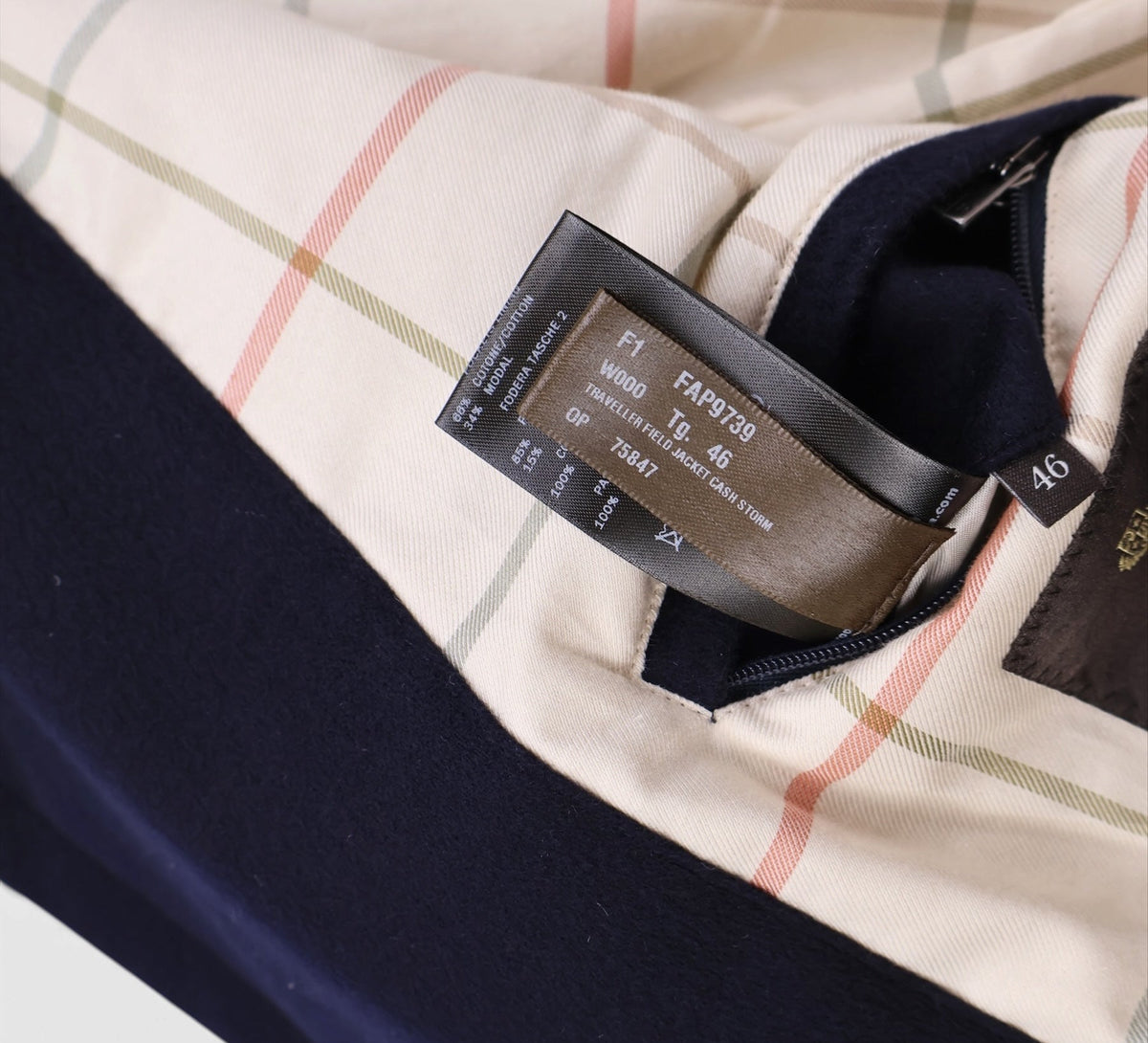 Navy Cashmere Traveller Jacket