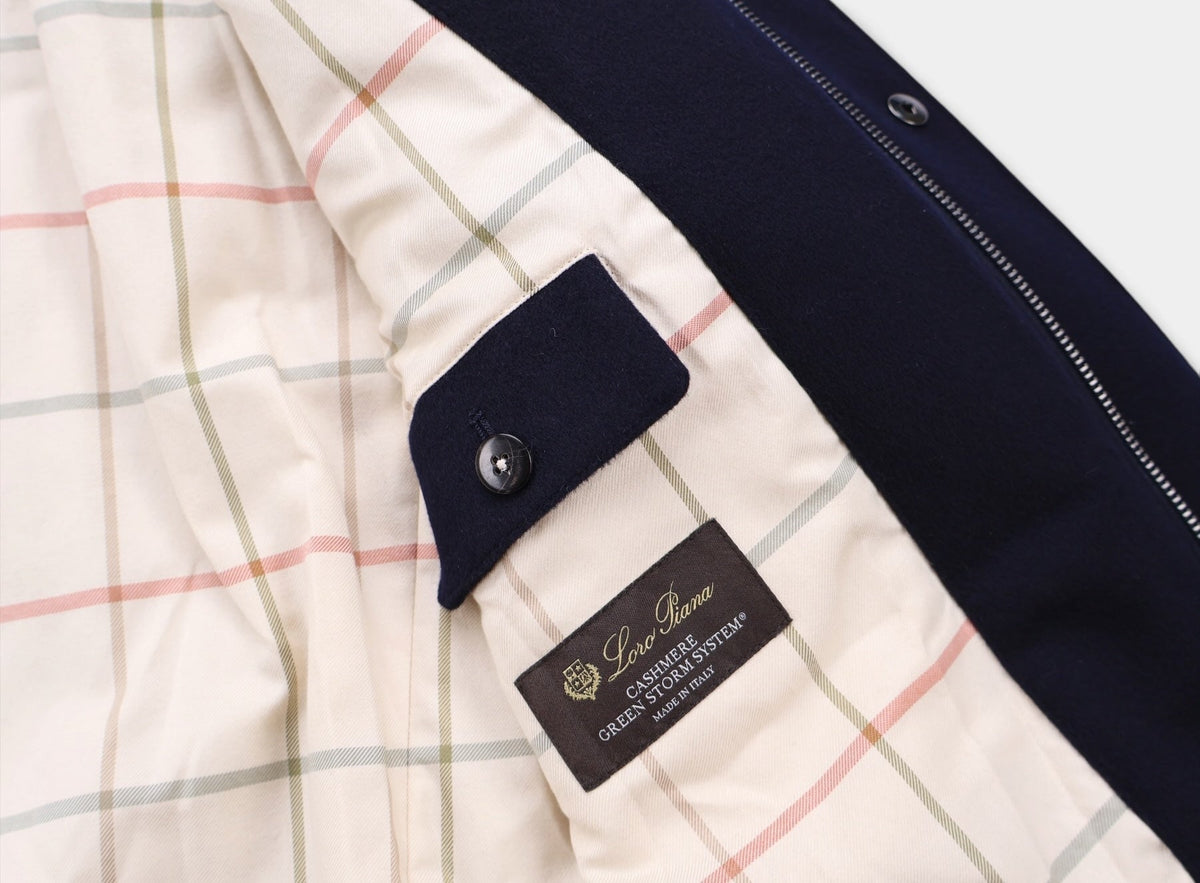 Navy Cashmere Traveller Jacket