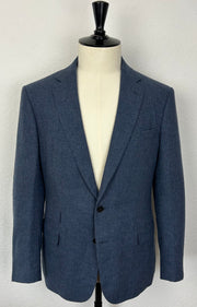 Blue Melange Suit made of Wool/Silk/Linen (EU 52)