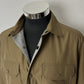 Olive shirt jacket Made of Wool/Nylon/Cotton/Silk/Cashmere